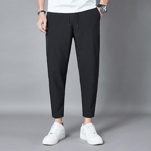 남성 2컬러 여름 가벼운소재 밴딩 7부 팬츠 IS-PA75