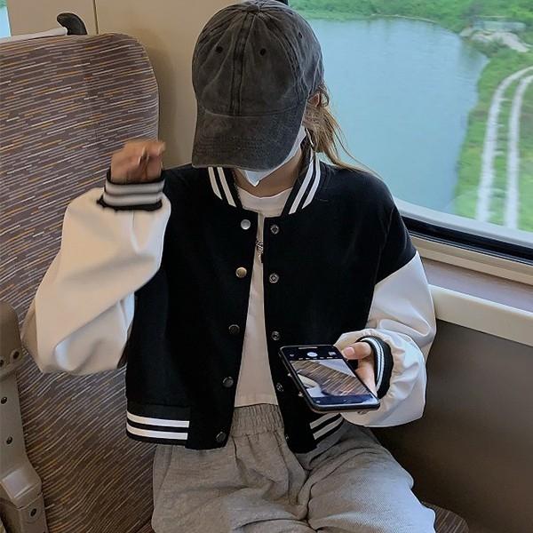 여성 트렌디 베이직 디자인 크롭 오버 자켓 LK-J010