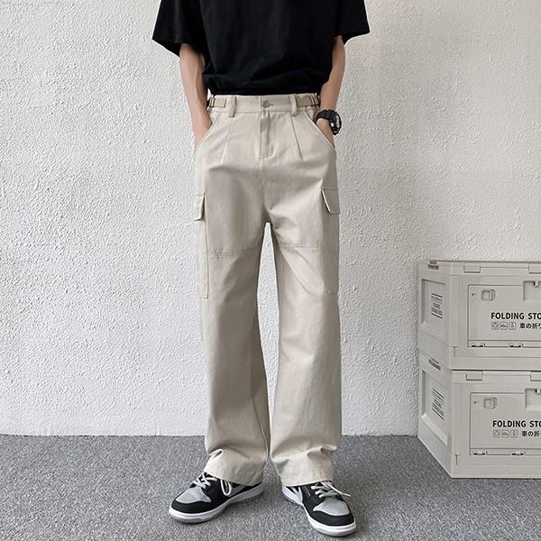 2컬러 남성 캐주얼 편한 일상 와이드 팬츠 IS-PA66