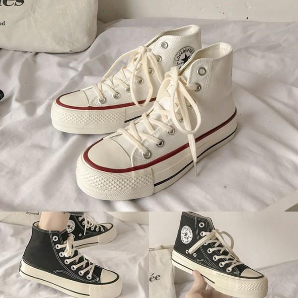 통굽 스니커즈 키높이 단화 하이탑 운동화 발목 여자신발 TG513