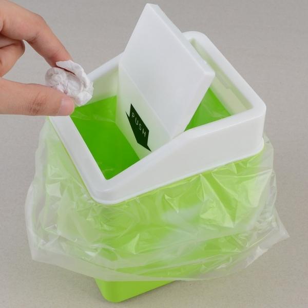 미니 사각 테이블 휴지통