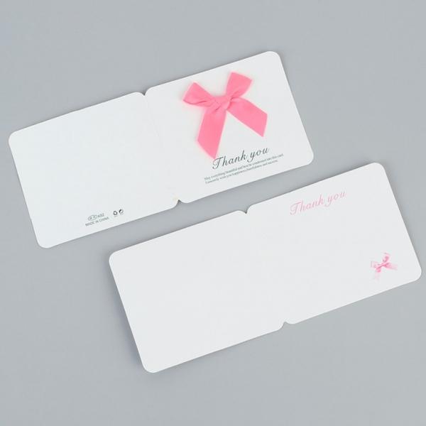깜찍 리본 감사 카드