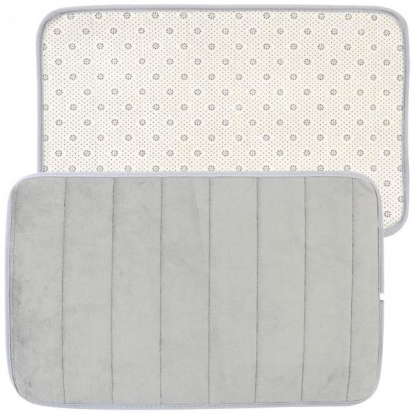 그레이 사각 발매트