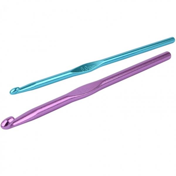 12P 컬러 뜨개질 코바늘 세트