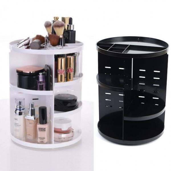 360도 회전형 화장품 정리대
