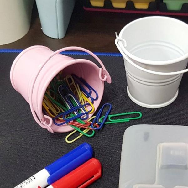 칼라 양철 미니 화분