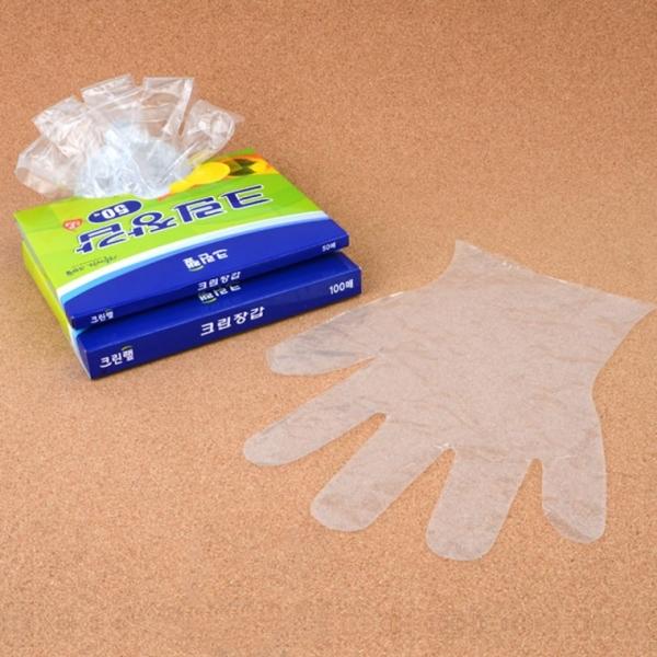 크린랩 크린장갑 50매 100매