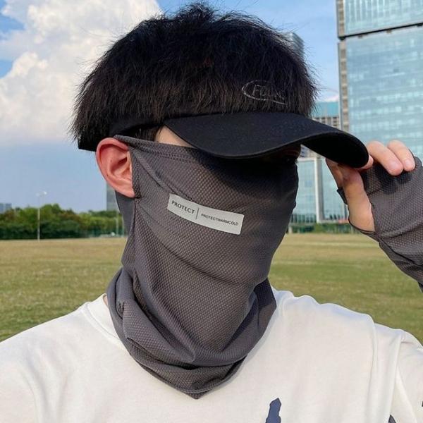 귀걸이형 마스크 골프 햇빛얼굴가리개