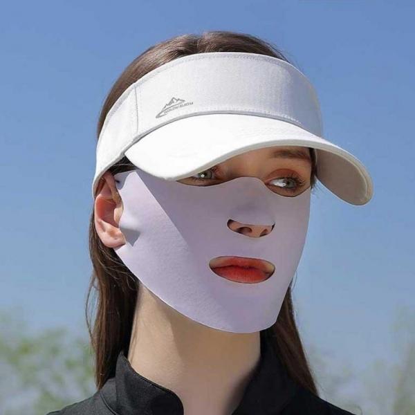 골프 안면 자외선 차단 마스크 빨아쓰는 스포츠 여름용 햇빛 가리개 페이스 커버 쿨마스크