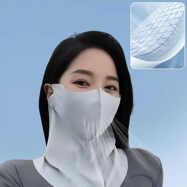 자외선 차단 롱넥 마스크 얼굴 햇빛 가리개 골프 여름 자전거 등산 스포츠