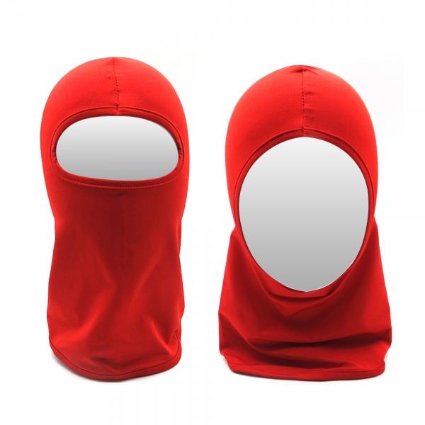 햇빛차단 전면마스크 레드