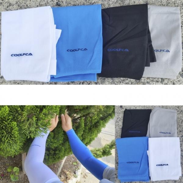 고급 쿨파 무봉제 아이스 쿨 토시 썬블럭 여름 시원한 자외선차단 골프 스포츠 등산 낚시 기능성 토시