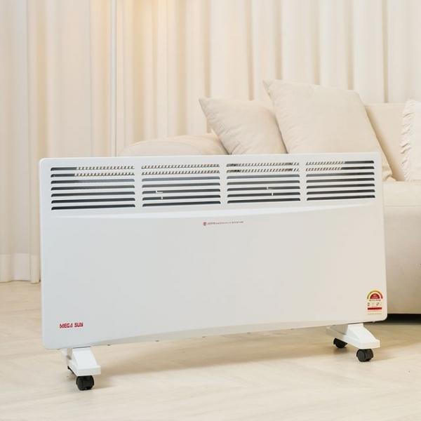 메가썬 컨벡터 히터 난방기 2단조절 스탠드 벽걸이 겸용 2000W