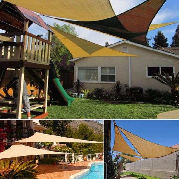 패브릭 썬쉐이드 삼각 사각 차광막 옥상 정원 펜션 수영장 천막 그늘막 가림막