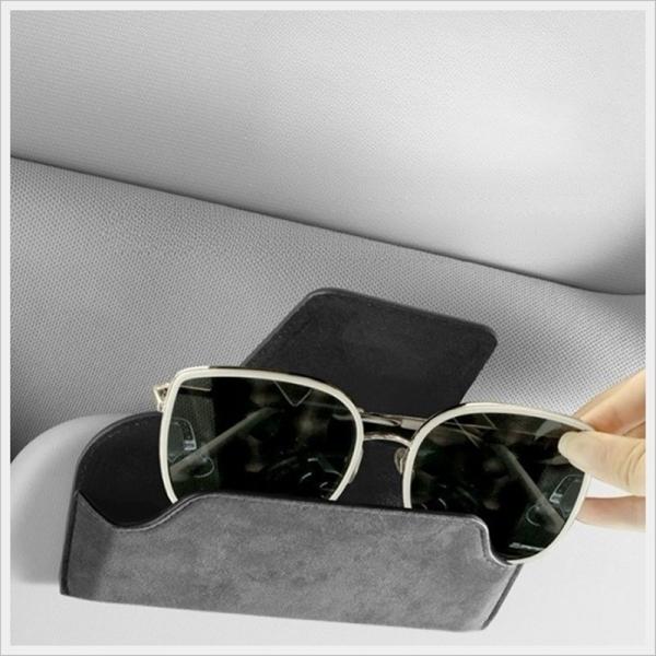 고급 차량 선바이저 안경 썬글라스 보관함 케이스