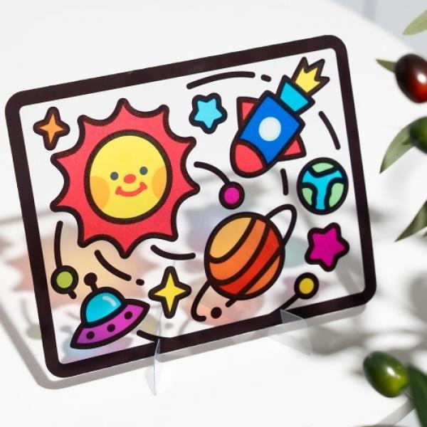 스티커 썬캐쳐 액자