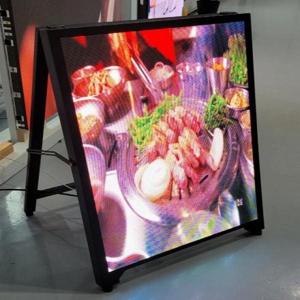 A형 접이식 디지털 스탠드 입간판 LED 전광판 배너 2.5