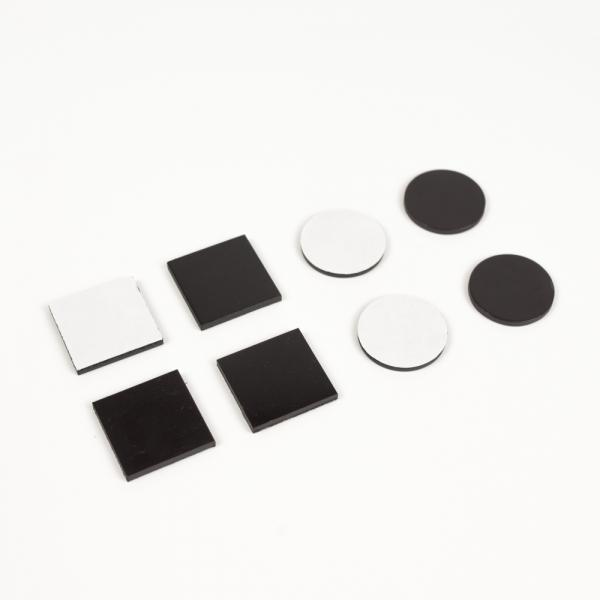 원형 붙이는 자석 고무 미니 스티커 25mm