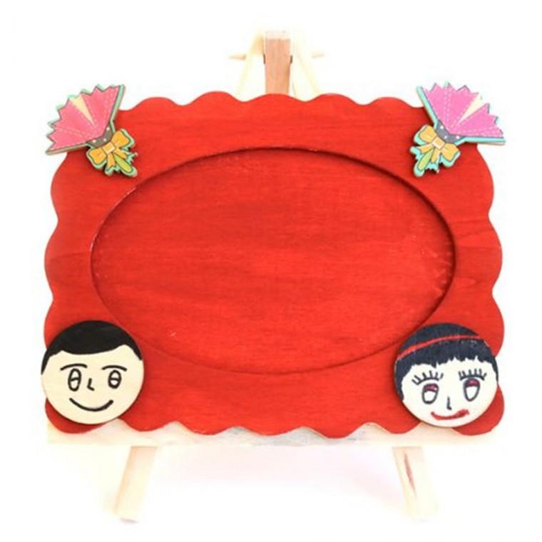(5명용)카네이션 가족액자 A타입 부채