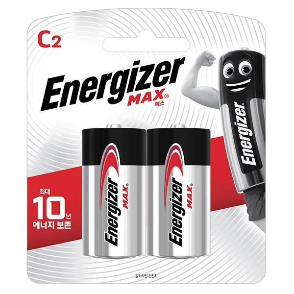 에너자이저 알카라인 맥스 건전지 C 2 (2알)
