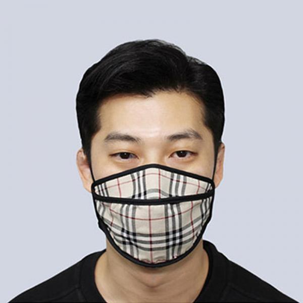 올래 3D입체마스크 체크패션 마스크 보온 겨울용