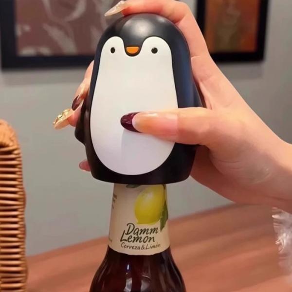 식당 레스토랑 귀여운 펭귄 간편한 병 뚜껑 오프너 병따개