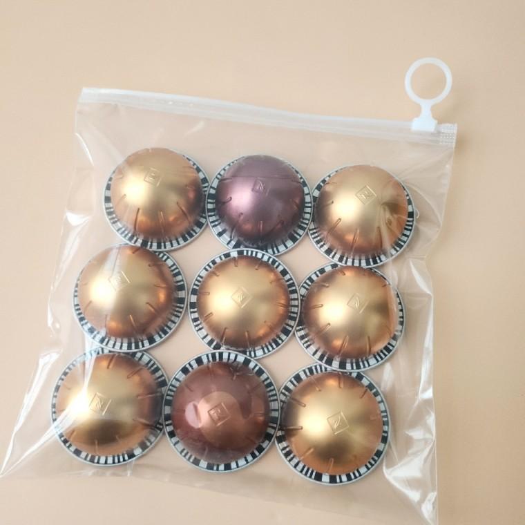 링 손잡이 지퍼백 투명 20x20 파우치 구디백 소품보관
