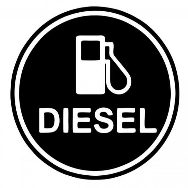 혼유 방지 주유기 주유구 유류고 DIESEL 스티커