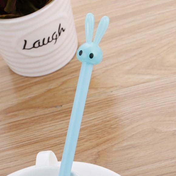 깜찍 토끼 중성 볼펜(스카이) (0.5mm)