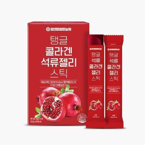 [이너뷰티] 콜라겐 석류 젤리스틱 20g×15포 피부 탄력 간식 판촉/선물용 인기템