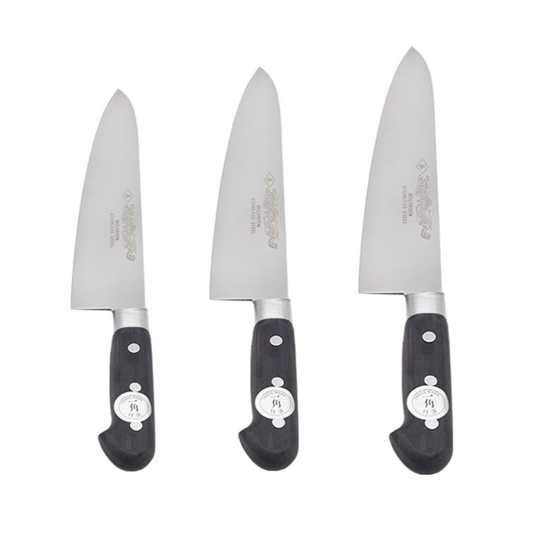 국산 검정 용칼 우도 주방칼 (3size) 식도 부엌칼 식칼 요리칼 사시미 회칼 절삭력좋은칼 업소용칼 주방용