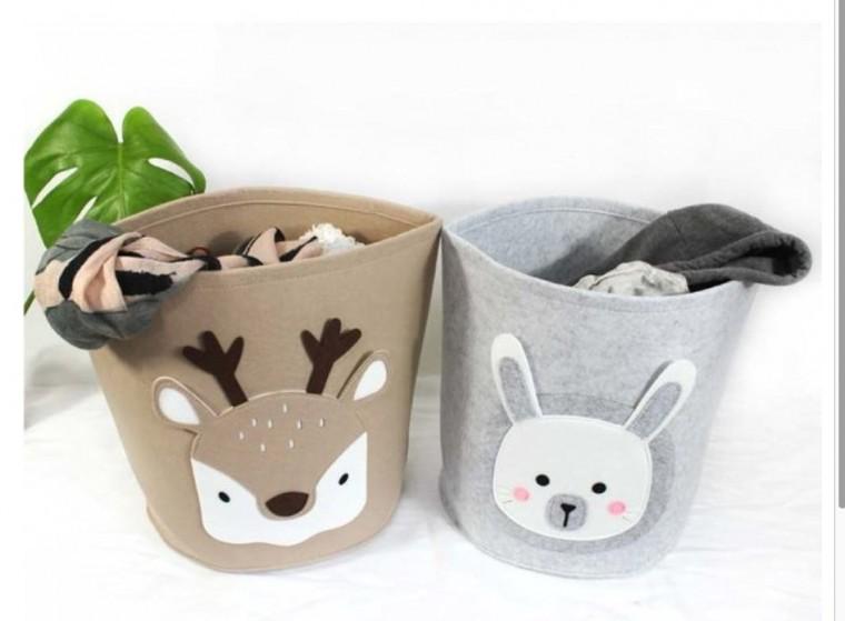 캐릭터 빨래바구니 장난감정리 잡동사니 정리 다용도