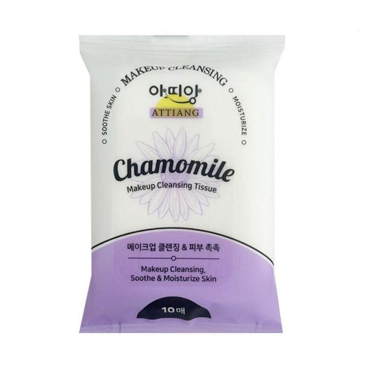 아띠앙 클렌징티슈 미니 10매 메이크업 지우개 휴대용 세안티슈 피부진정 촉촉함