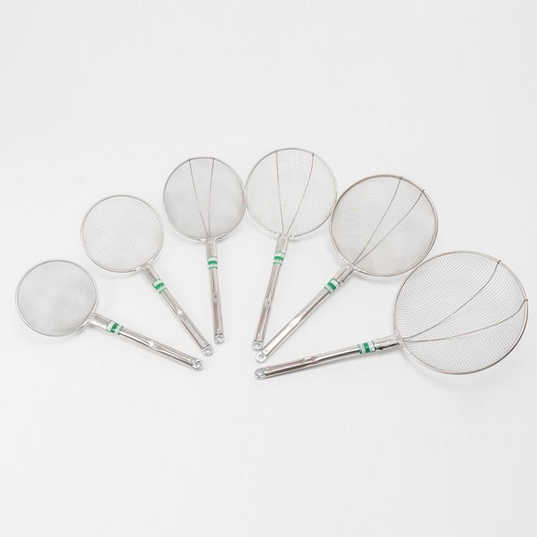 국내산 스텐 뜰채 건지게 B타입 넓은망 6size 업소용 관공서 학교 급식용 채반 건지기 튀김망