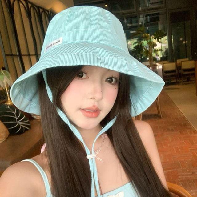 컬러 벙거지 선캡 모자 여름 소프트 사선 파스텔 썬캡 밀집 밀짚 여성 여자 예쁜 사파리