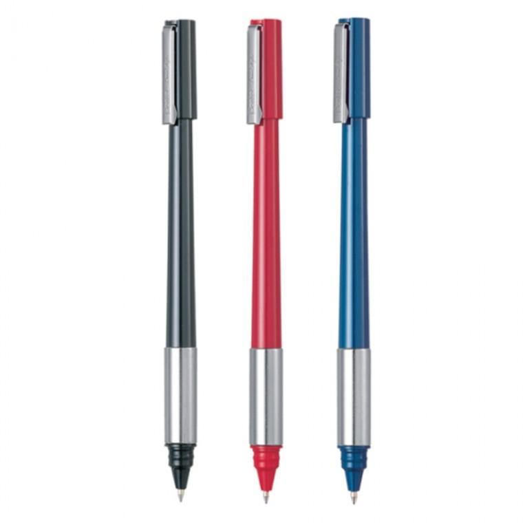 펜텔 번지지않는 라인 스타일 펜 유성 볼펜 0.8mm