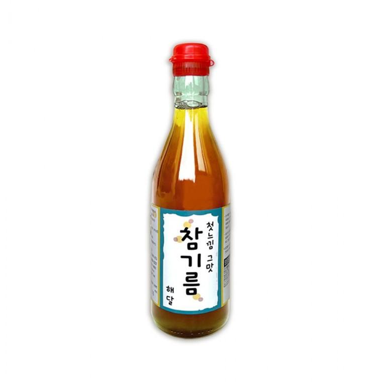 참기름 350ml 벌크 100% 통깨 통참깨 진짜기름 딱1회만 저온착압엄수 생참기름 명절선물 에어셀포장