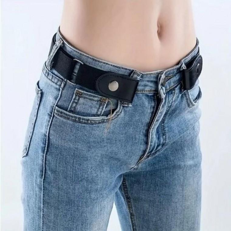 청바지벨트 버클없는 무압박 허리 벨트 남녀공용