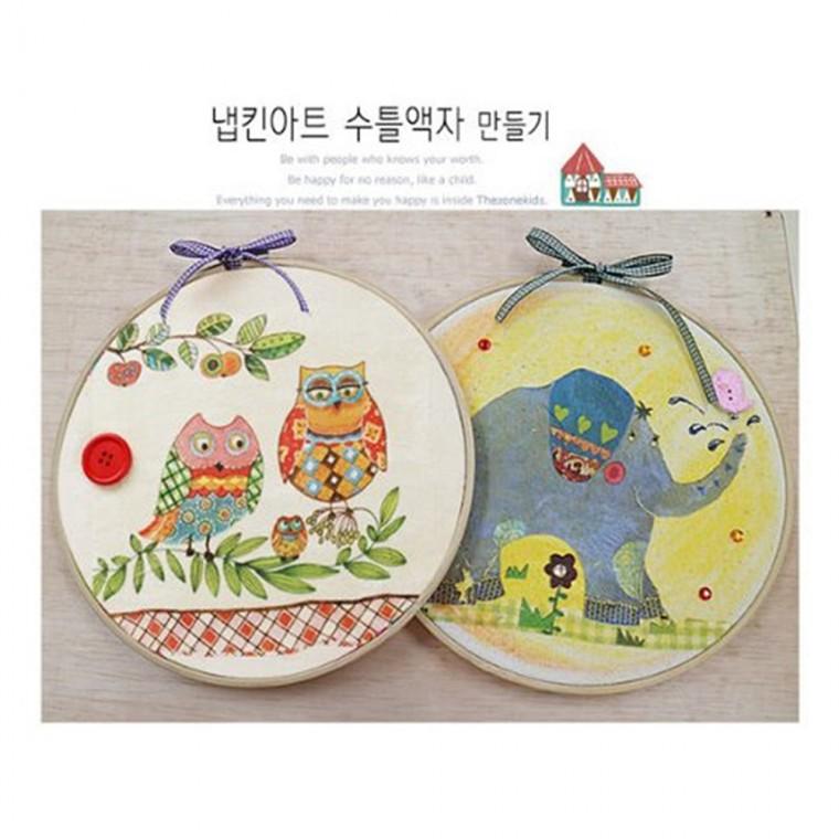 냅킨아트 수틀액자 만들기(5명용)