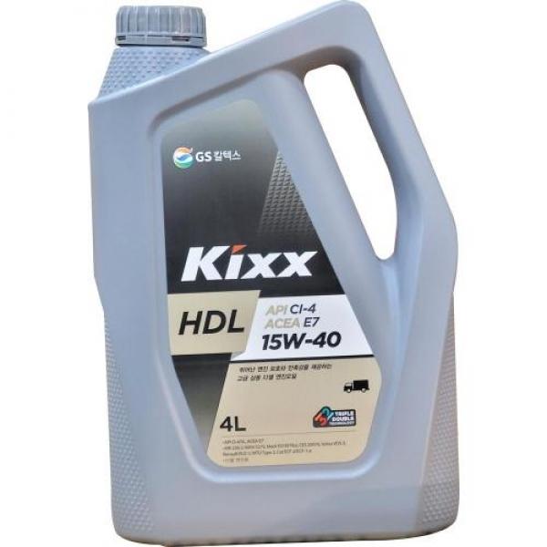GS칼텍스 엔진오일(디젤)KixxHDL CI-4/E7 15W-40_4/4L