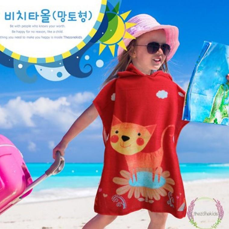 비치가운 레드 투명비치백 추가