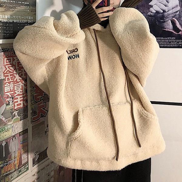 2컬러 여성 루즈핏 겨울 후드 레이어드 후리스 YT-24