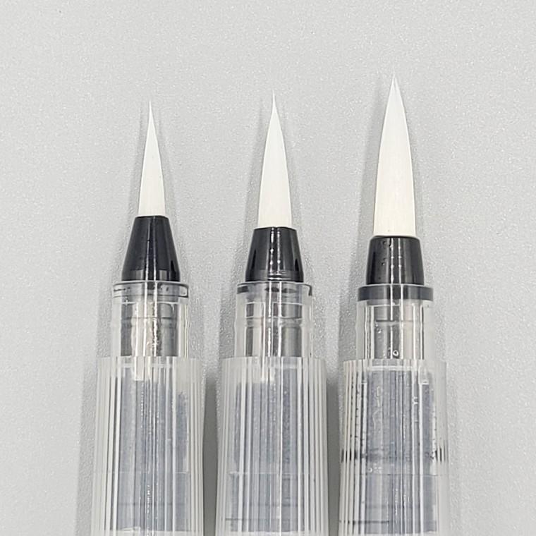 캘리그라피 펜 워터 브러쉬 물붓 155mm 3종