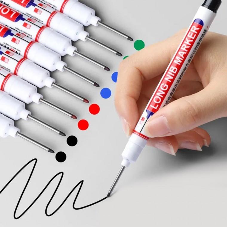 롱헤드 컬러 마카 롱 펜촉 마커펜 마킹 펜 M13140