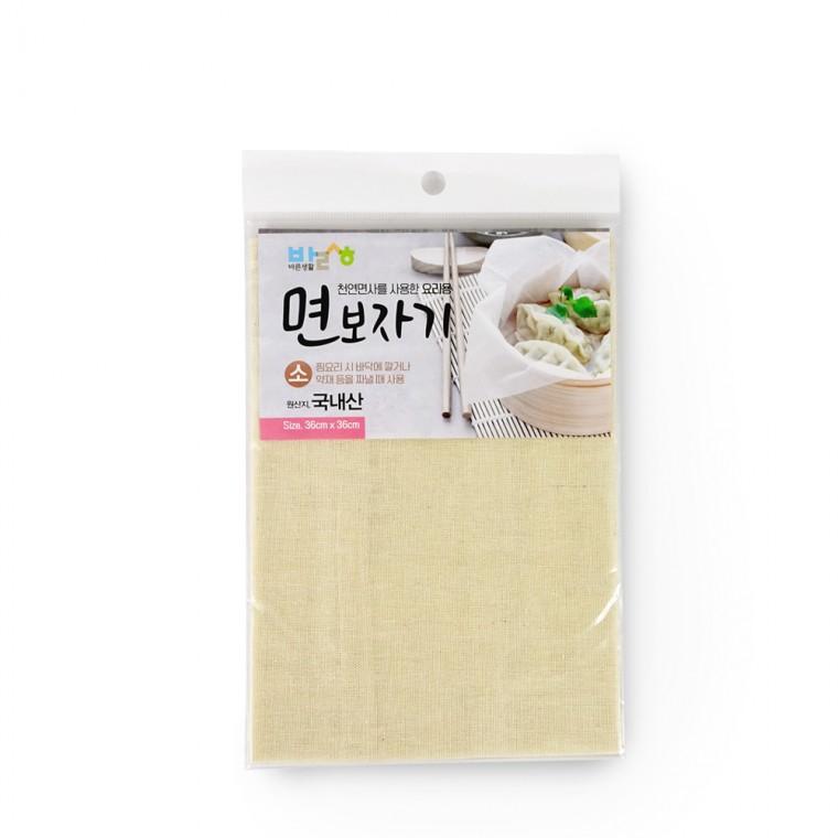바른생활 면보자기 (소) 36x36cm 찜시트 찜기깔개 면보