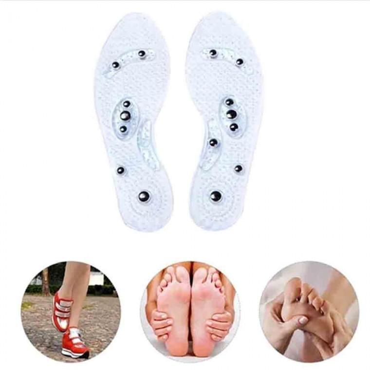 마그네틱실리콘인솔 신발 패드 마사지 깔창 쿠션 발