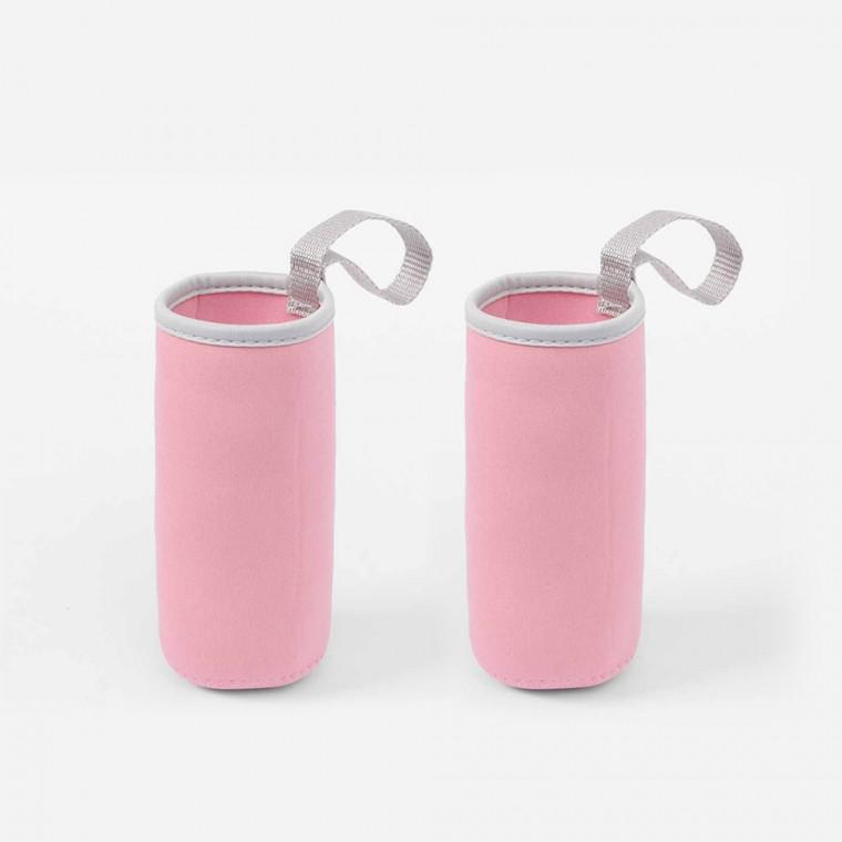 손잡이 스트랩 물병 파우치 2P세트 420ml 원통형 물통가방