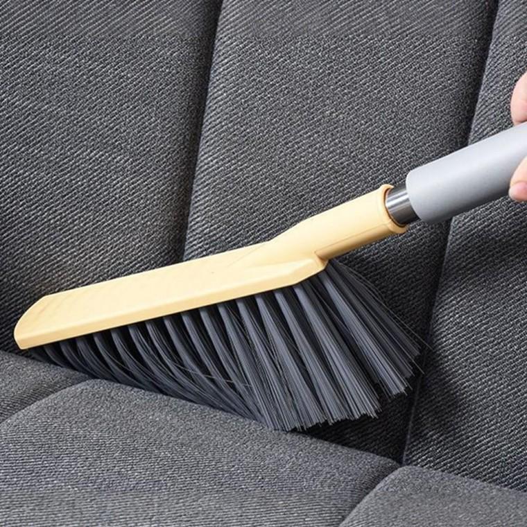다용도 PVC 방수 장모브러쉬 손 빗자루 틈새 먼지 제거 솔 청소 브러쉬 빗자루