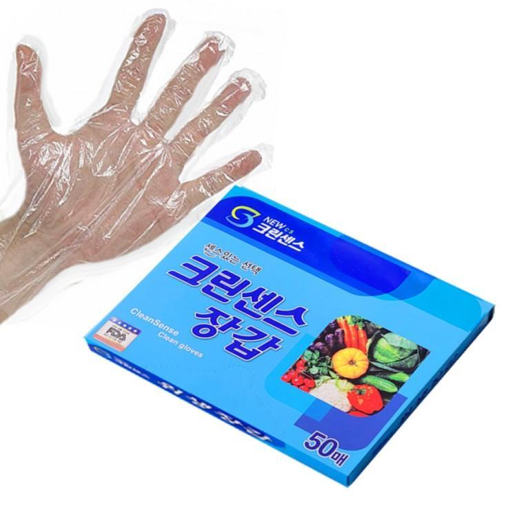 크린센스 위생장갑 일회용 비닐장갑 50매