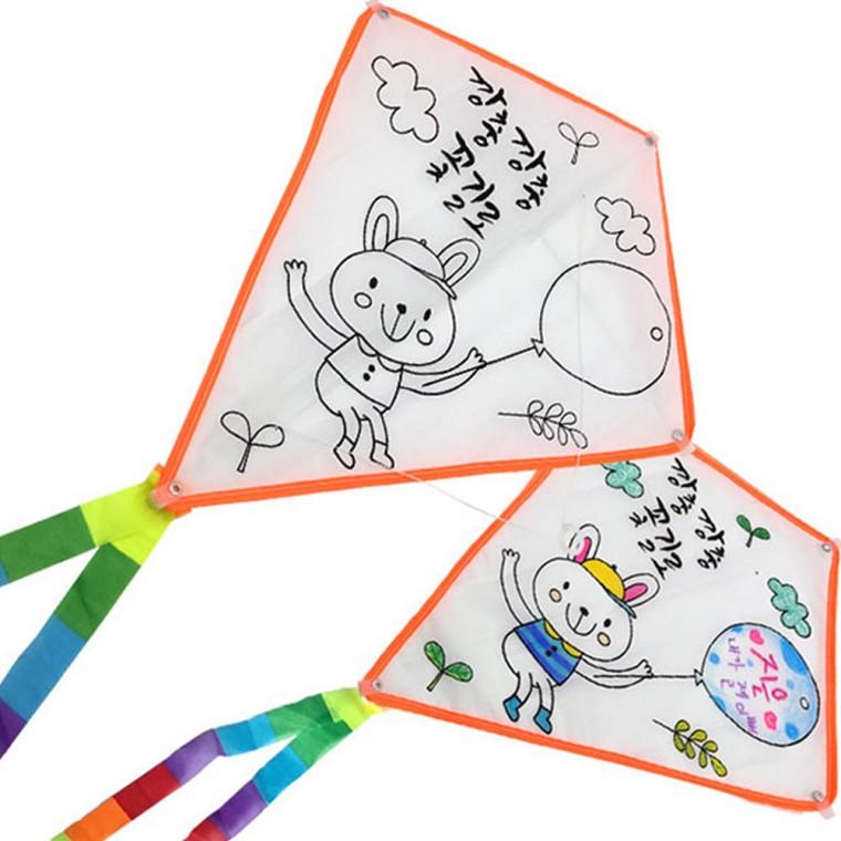 깡충깡충 토끼 가오리연